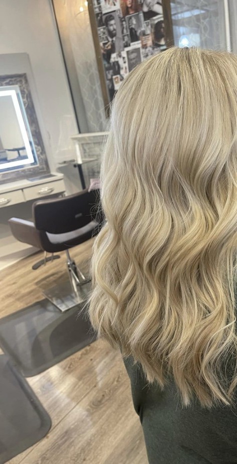 Blonde Balayage Waves