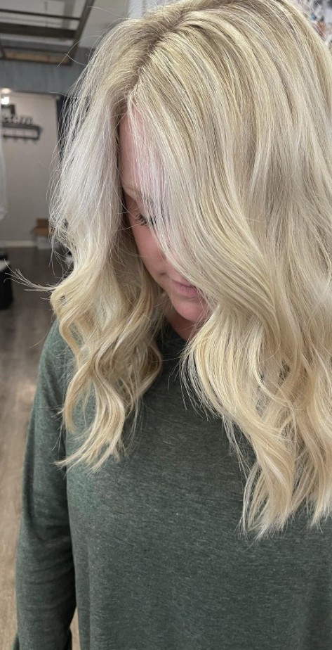 Blonde Balayage Front View